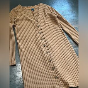 Old Navy long sleeve rib knit dress